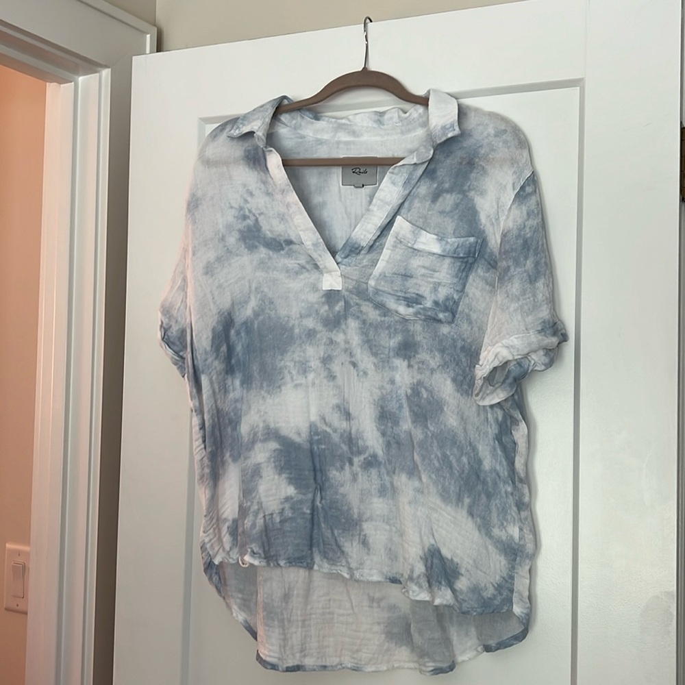 Rails Savannah Tie-Dyed Collared Shirt